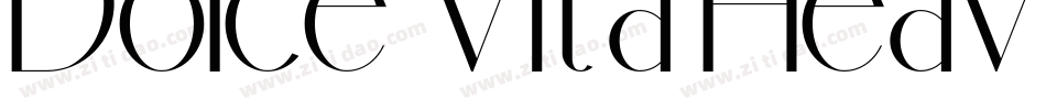 Dolce Vita Heavy Bol字体转换